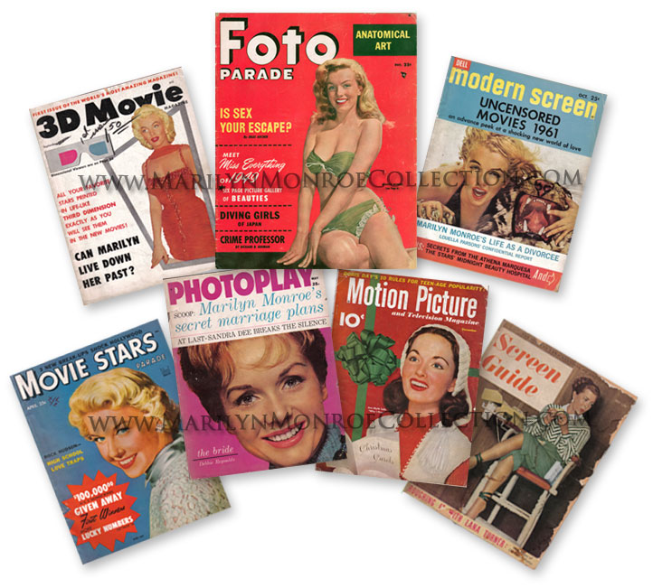 Marilyn-Monroe-Personal-Magazine-Collection