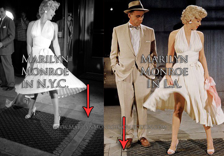 Recreation of Cream Dress Worn By Marilyn Monroe- New! – Coutura