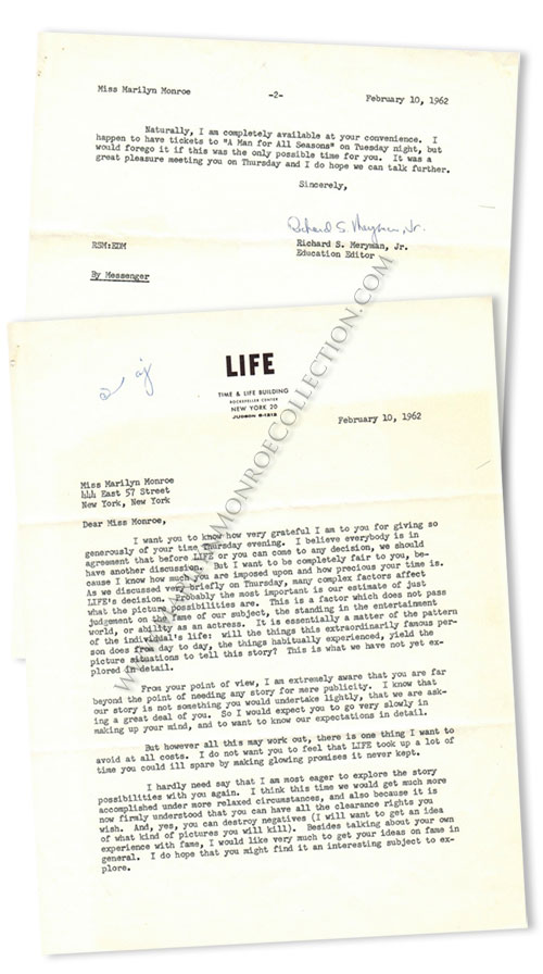 Marilyn-Monroe-Richard-Meryman-Life-Magazine-Letter