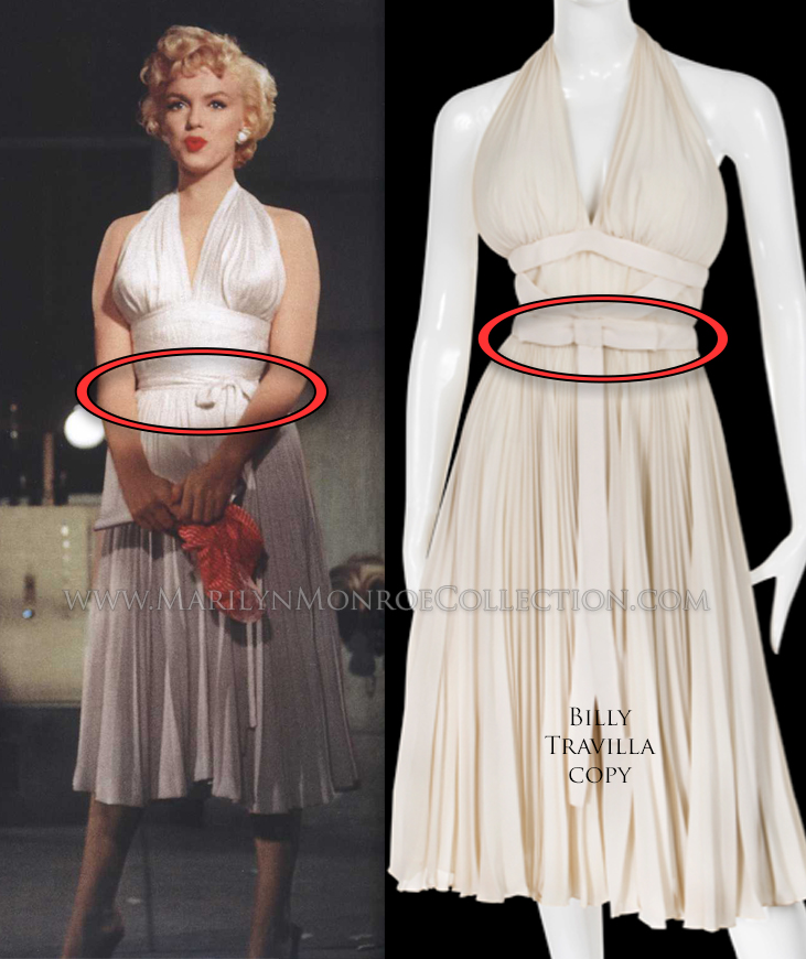 Marilyn Monroe Seven Year Itch Subway Scene Travilla Costume Replica Heads To Auction The Marilyn Monroe Collection