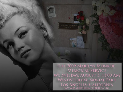 2009 Marilyn Monroe Memorial Service Announcement