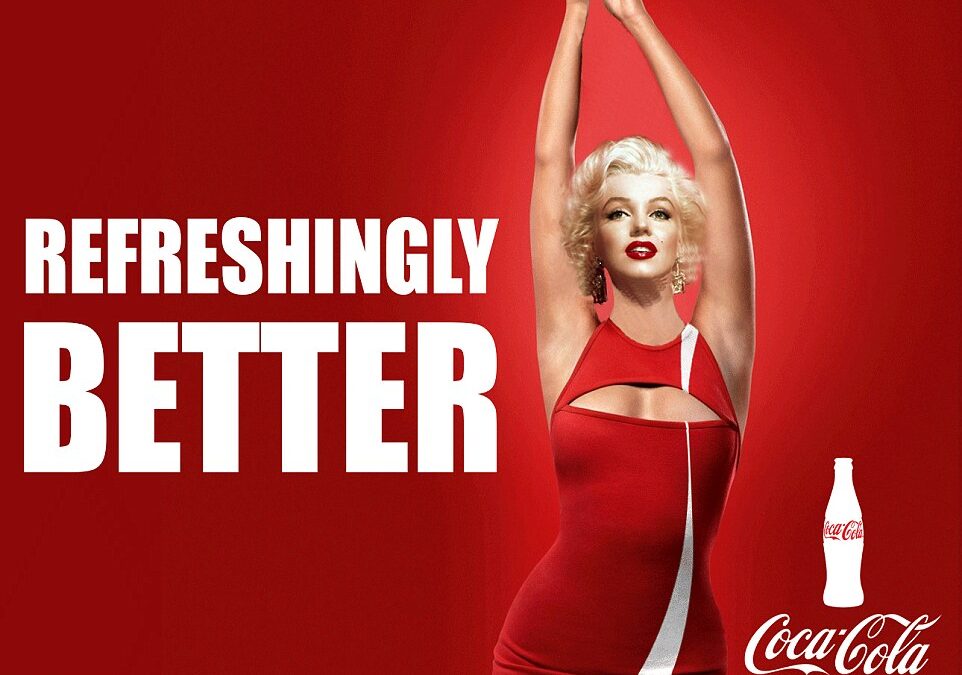 Marilyn Monroe Sells Modern Day Products in Concept Advertising Campaigns