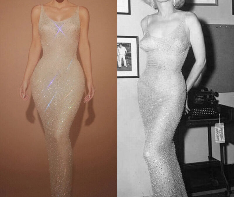 Kim Kardashian Wears Marilyn Monroe JFK Dress to 2022 Met Gala