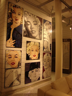 Marilyn Monroe in Mosaic Art