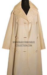 New Collection Piece Added: Marilyn Monroe’s Personal Ivory Cotton Overcoat