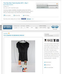 Robert Slatzer “Marilyn Monroe Owned Dress” Fails to Sell at Auction