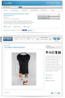 Robert Slatzer “Marilyn Monroe Owned Dress” Fails to Sell at Auction