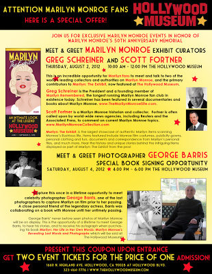 The Hollywood Museum Hosts Marilyn Monroe Events