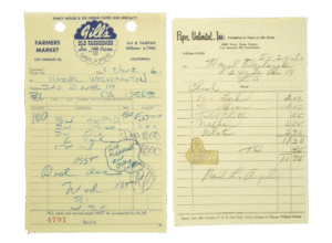 Marilyn Monroe’s Personal Receipts Related to Her 1960 Birthday Party on the Set of Let’s Make Love