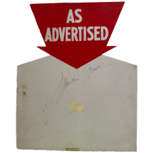 Marilyn Monroe Autograph Signed in Banff During River of No Return Filming