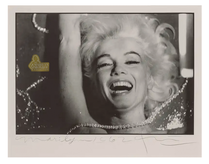 Marilyn Monroe Bert Stern Signed Lithograph, 1962
