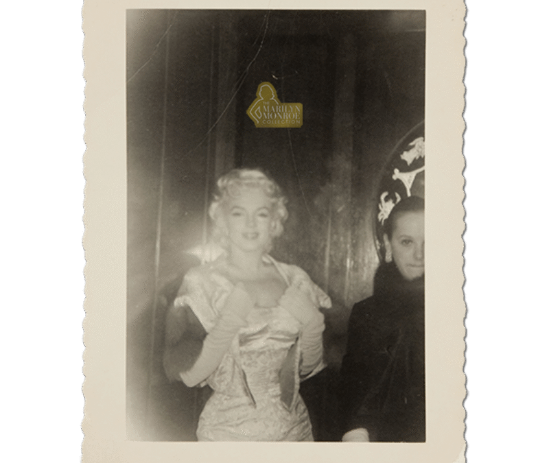 Original Snapshot of Marilyn Monroe at the East of Eden Premiere, 1955