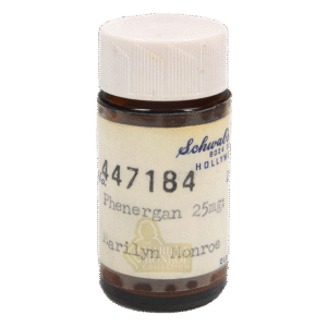 Marilyn Monroe’s Personal Pill Bottle from Schwab’s Pharmacy