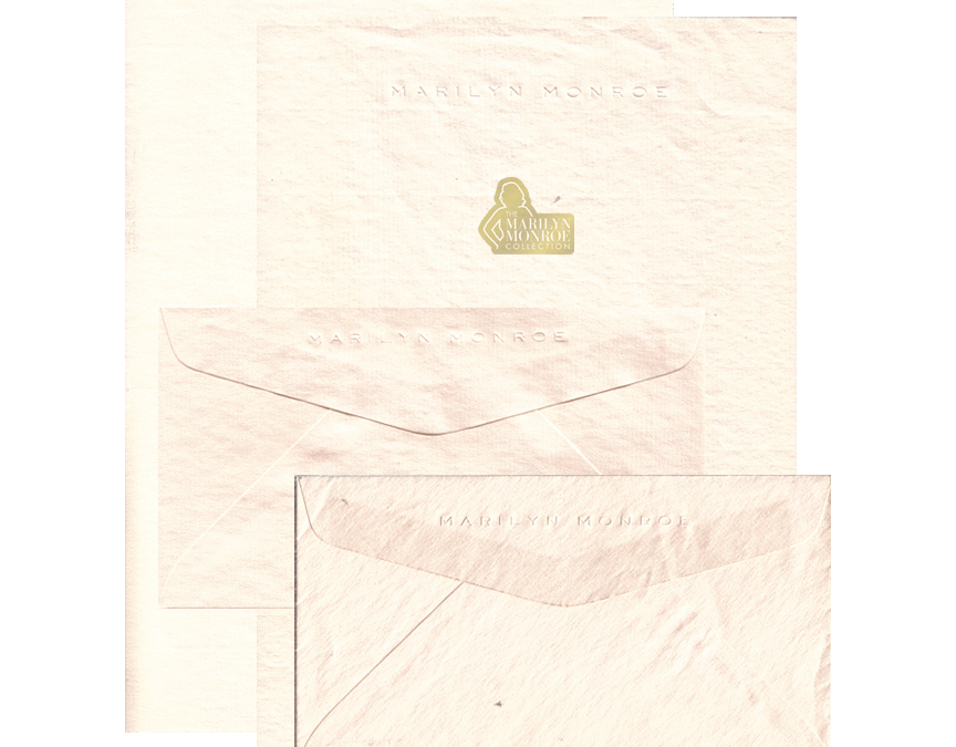 Marilyn Monroe’s Personal Stationery