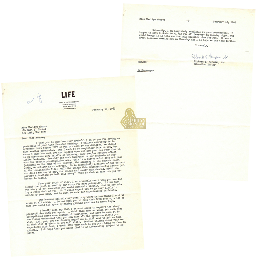 Marilyn-Monroe-Richard-Meryman-Life-Magazine-Letter