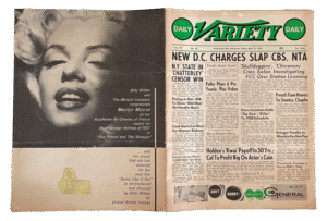 Marilyn Monroe’s Personal Copy of Daily Variety, May 16, 1958