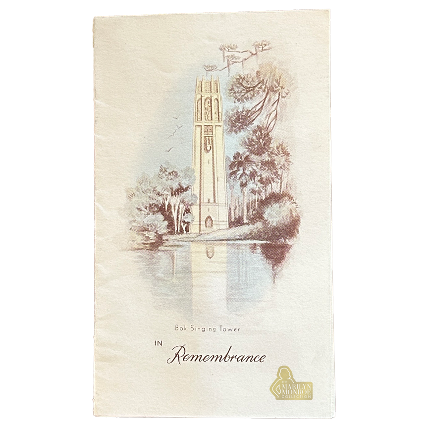 A Marilyn Monroe Funeral Program and Press Release