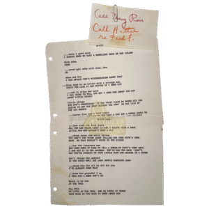 Marilyn Monroe’s Personal Script Sides for Something’s Got to Give