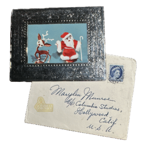 Christmas Card to Marilyn Monroe from Writer Ansel Bertram Legrand