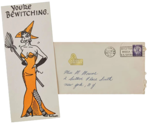 Halloween Card Sent to Marilyn Monroe by James Haspiel