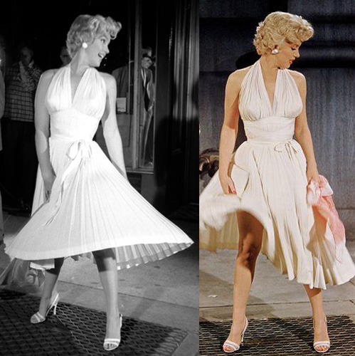 The Marilyn Monroe Seven Year Itch Dress Part Ii The Marilyn Monroe Collection